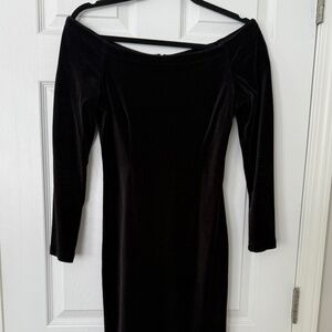 J Crew Velveteen off the shoulder dress Size 4